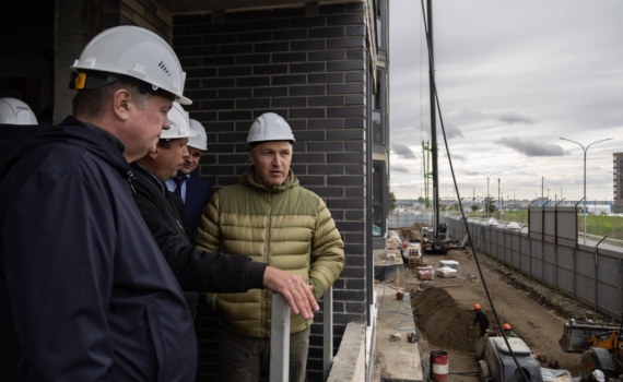 Глава Адыгеи ознакомился с объектами жилищного строительства в Майкопе